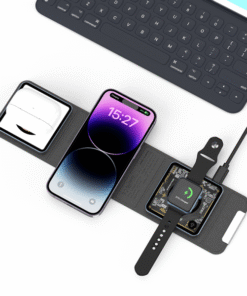 WiWU WI-W001 Foldable 15W 3 IN 1 Wireless Charger - 5