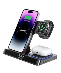 WiWU Wi-W006 5 in 1 15W Wireless Charger - 4