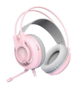 Fantech HG20 Chief II Sakura Edition RGB Wired Pink Gaming Headphone - 2