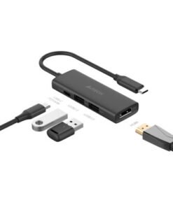 A4Tech DST-40C 4-In-1 USB 3.0 and HDMI USB-C Docking Station - 2