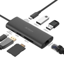 A4Tech DST-80C 8-In-1 USB 3.0, SD Card and HDMI USB-C Docking Station - 3