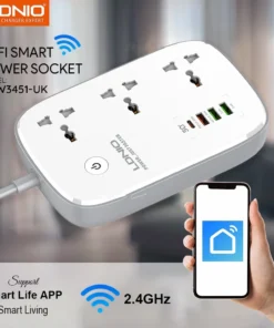LDNIO SCW3451 Wi-Fi Smart Universal Power Strip - 2