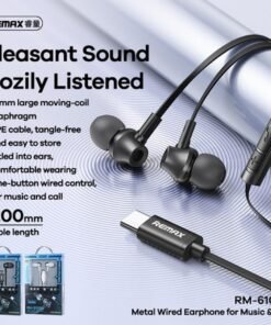 REMAX RM-610DA Type-C Metal Wired In Ear Earphone