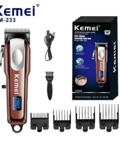 Kemei KM-233 Rechargeable Hair & Beard Trimmer - 2