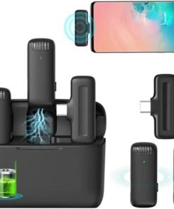 Ulanzi J12 Dual Wireless Microphone with Charging Case For Type-C