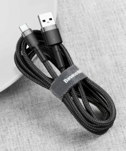 Baseus Cafule Nylon Braided Wire Fast Charging Cable – 100cm/1m - 4