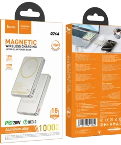 HOCO Q26A MEGINTIC 10000 MAH WIRELESS POWER BANK - 2