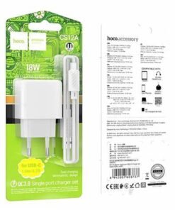 HOCO CS12A 18W USB to TYPE C QC3.0 Charger Set