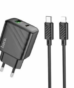 HOCO CS23A 30W SUNLIGHT WALL CHARGER SET WITH TYPE C TO IP CABLE - 2