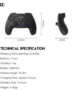 FANTECH REVOLVER II WGP12 WIRELESS 2.4GHZ GAMING CONTROLLER - 4