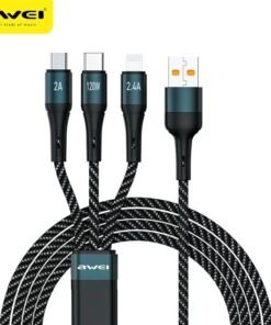 AWEI CL 972 120W 3In1 Fast Multi Charging Cable - 2