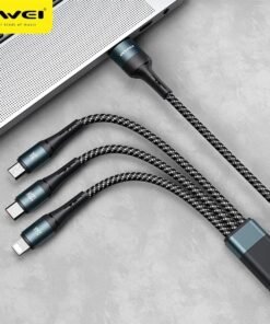 AWEI CL 972 120W 3In1 Fast Multi Charging Cable