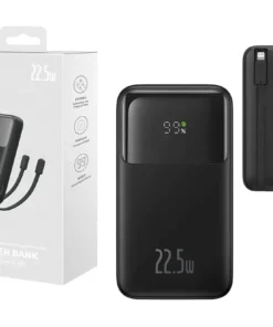 BASEUS COMET SERIES 22.5W 10000MAH DUAL CABLE DIGITAL DISPLAY FAST CHARGE POWER BANK - 2