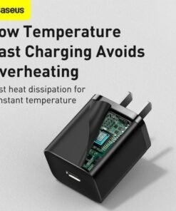 BASEUS GAN5 FAST CHARGER 1C 20W CN MINI ADAPTER