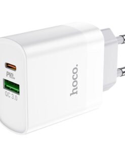 HOCO C80A 20W CHARGER SET TYPE-C & USB-A - 4
