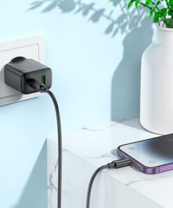 HOCO CS23A 30W SUNLIGHT WALL CHARGER SET WITH TYPE C TO IP CABLE