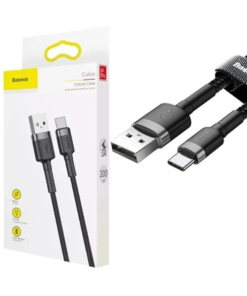 Baseus Cafule Nylon Braided Wire Fast Charging Cable – 100cm/1m - 3