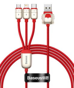 Baseus One-for-Three Data Cable USB to M+L+C