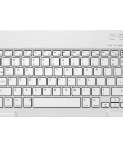 Wireless Multi-Device Rechargeable Slim Keyboard For Android, Windows, iOS, PC - 2