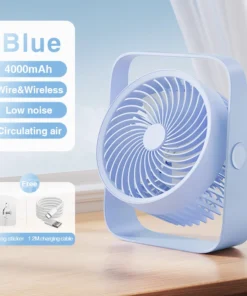RTAKO D06 DESKTOP DUAL-LAYER CIRCULATING FAN