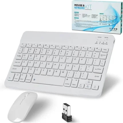 Rechargeable Wireless Keyboard Mouse Bluetooth KIT