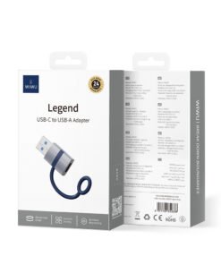 WIWU LEGEND USB-A TO USB-C ADAPTER WI-C052-BLACK