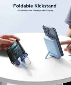 JOYROOM JR-PBM01 20W MAGNETIC WIRELESS POWER BANK WITH BUILT-IN CABLE & KICKSTAND 10000MAH - 3