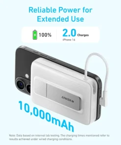 ANKER ZOLO 10000MAH 30W MAGNETIC POWER BANK WITH USB C CABLE (A1685) - 4
