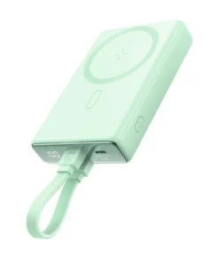 JOYROOM JR-PBM01 20W MAGNETIC WIRELESS POWER BANK WITH BUILT-IN CABLE & KICKSTAND 10000MAH - 2