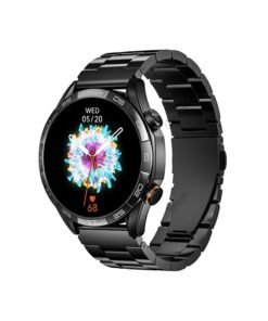 Haylou Solar 5 1.58″ Amoled Display Bt Calling Smart Watch (Metallic + Silicone) Strap
