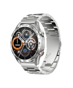 Haylou Solar 5 1.58″ Amoled Display Bt Calling Smart Watch (Metallic + Silicone) Strap - 4
