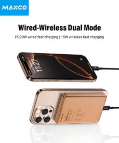 MAXCO MP39 10000MAH 20W LEGEND 2 MAGNETIC WIRELESS CHARGING POWER BANK - 2