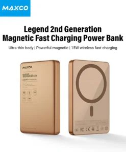 MAXCO MP39 10000MAH 20W LEGEND 2 MAGNETIC WIRELESS CHARGING POWER BANK