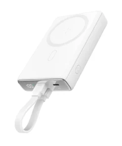 JOYROOM JR-PBM01 20W MAGNETIC WIRELESS POWER BANK WITH BUILT-IN CABLE & KICKSTAND 10000MAH - 6