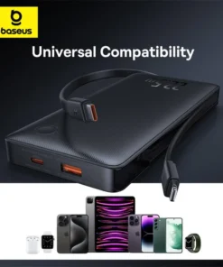 Baseus Airpow Lite 22.5W 10000mAh Power Bank With Built-in Dual-Cable - 2
