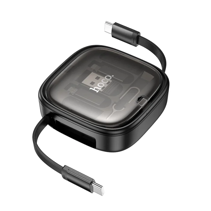 Hoco U140 Retractable Charging Data Cable Set - Image 1