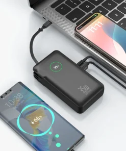 Wiwu 10000mah PD35w Fast Charging 10000mah Power Bank with Ac Outlet - 3