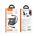 Hoco U140 Retractable Charging Data Cable Set - Image 2