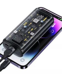 Usams US-CD189 Transparent Digital Display Power Bank 9000mAh