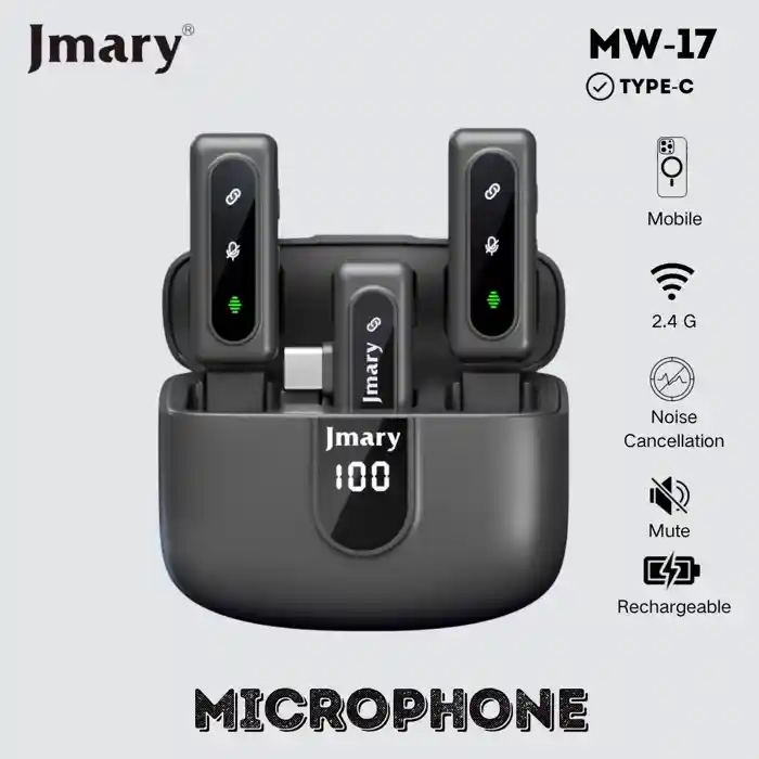 Jmary MW-17 2.4G Wireless Microphone for Mobile