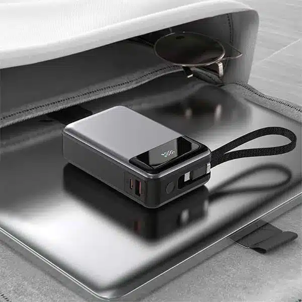 Acefast M21 20,000mAh 65W Power Bank with Attached Type-C Cable