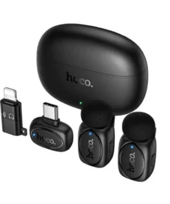 Hoco L19 Graceful Dual Mic Lavalier Wireless Microphone
