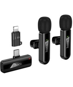 Hoco L20A Fair Dual Mic Lavalier Wireless Microphone
