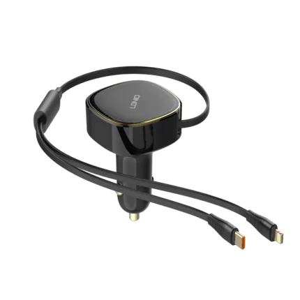 LDNIO C107 Ultra Fast Car Charger wired Type C/Lightning