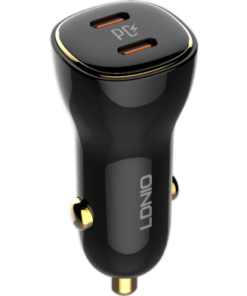 LDNIO C104 60W Dual PD Super Fast Car Charger