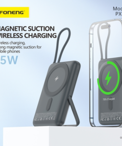 FONENG PX119 22.5W Magnetic Wireless Power Bank With Type-C Cable-10000mAh
