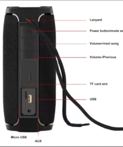 Wesdar K39 Portable Bluetooth Speaker - 4
