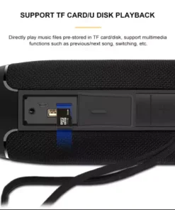Wesdar K39 Portable Bluetooth Speaker - 3
