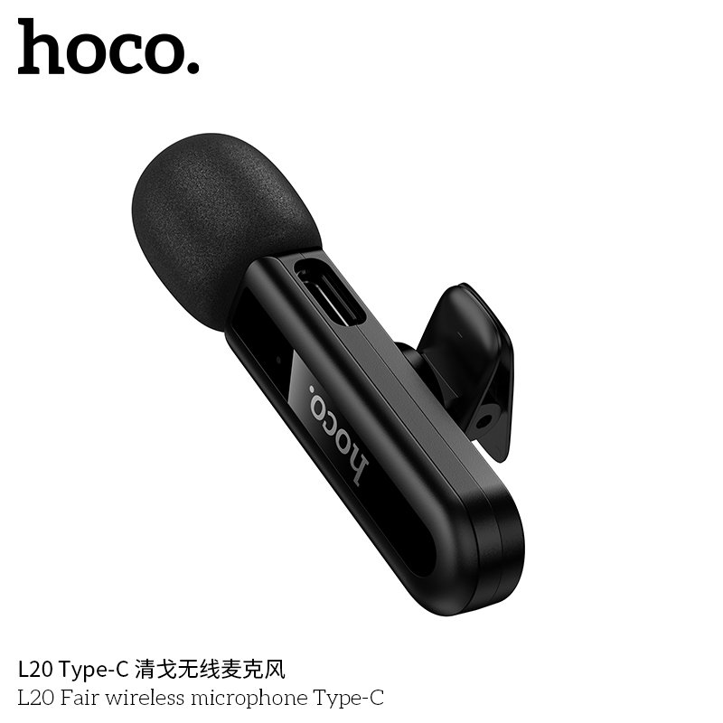 Hoco L20 Fair Lavalier Wireless Microphone
