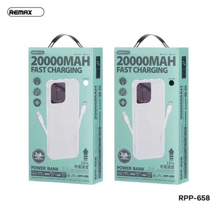 REMAX RPP-658 Rellaen Series 20000mAh Fast Charging Power Bank - Image 3